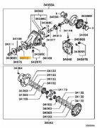 Bearing Rear RS Diff Pinion Evo 1-9