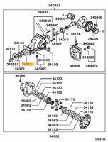 Bearing Rear RS Diff Pinion Evo 1-9