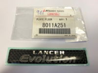 Genuine Mitsubishi centre console badge “Lancer Evolution”