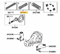 Shim set, RR diff drive