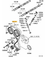 Mitsubishi OEM Timing belt (Kevlar)