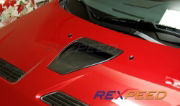 Rexspeed: Carbon Fibre Hood Scoop: Evo X