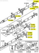 Propshaft Bolt Kit - EVO 4 -6 RS/ EVO 7-9 ALL