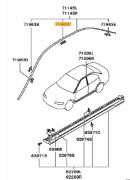 Clip for drip moulding top Evo 4-6