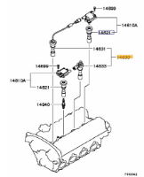 Cable set, spark plug