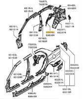 Panel, rear wheelhouse lh inner