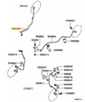 ABS sensor, rear RH