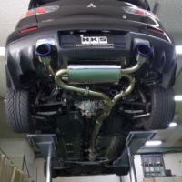 HKS: EVO X: SUPER TURBO MUFFLER