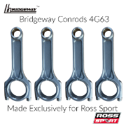 Bridgeway: Billet 4340 I-Beam Rod Set, 156mm Long Rod: Evo I-IX