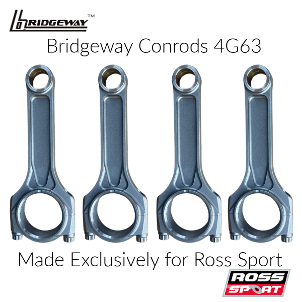 Bridgeway: Billet 4340 I-Beam Rod Set, 156mm Long Rod: Evo I-IX