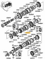 5th & Rev Gear Synchros Sleeve - Evo 8-9