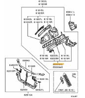 Sidemember assy, front LH