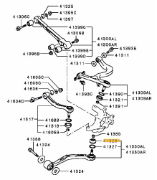 Cover Ball Joint Rear Arms Evo 4-9