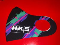 HKS FACE MASK - OIL SPASH BLACK