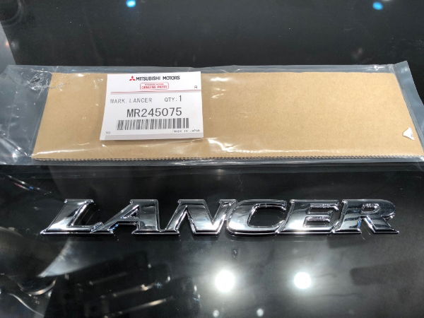 Lancer Badge - Rear Evo 4-5