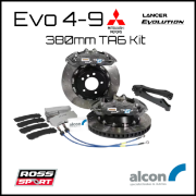 Alcon 380mm TA6 Front Brake Kit - Evo 4-9