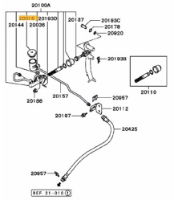 Cap, clutch fluid reservoir