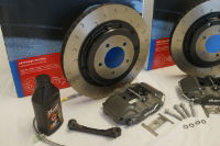 Alcon: 343mm Race: Rear Brake Kit: Evo X