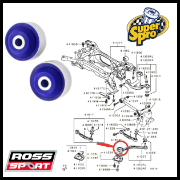 SuperPro: Rear Trailing Arm Bush (Duroball) - Evo X