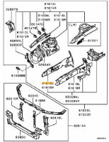 Sidemember, front OTR LH