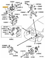 Nut engine mounting