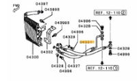 Hose eng. oil cooler return