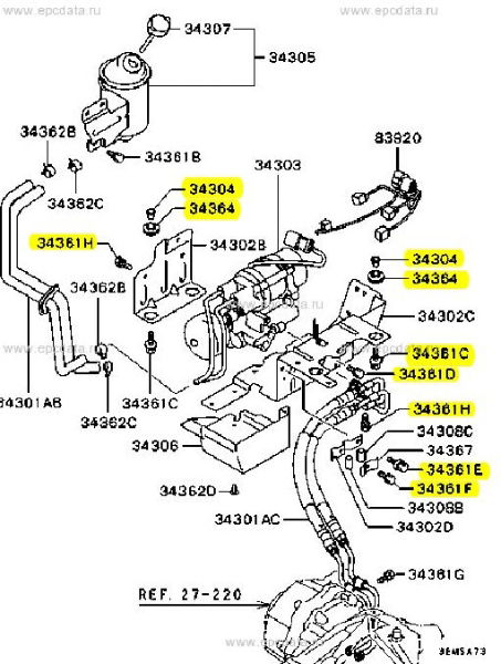 Pump Bolts Bolts : Evo 4-6 GSR AYC 