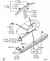Bracket,side air dam,RH