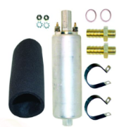 WALBRO: UNIVERSAL EXTERNAL IN-LINE PUMP: 255 LPH & INSTALL KIT