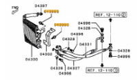 Bolt parking brake cable