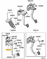 Bushing, clutch pedal