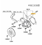 Gasket water pump Evo 4-7