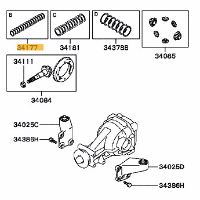 Shim set, RR diff drive