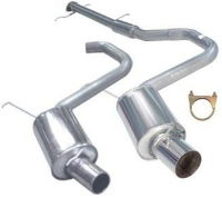 Mongoose: 3" Turbo Back Exhaust System: Evo IV - VI