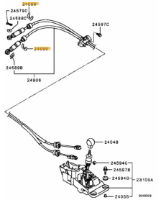 Clip gearshift link 5 Speed Evo 4-9