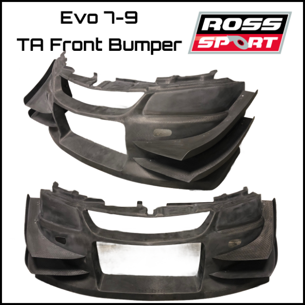 Ross Sport TA Spec CF Front Bumper - Evo 7-9