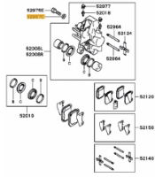 Washer, rear brake caliper
