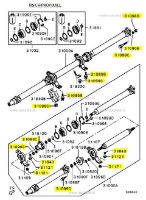 Propshaft Bolt Kit : EVO X