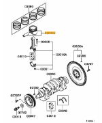 Piston and Pin Assy Evo 9 Grade C