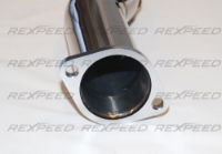 Rexpeed Stainless 3inch Test Pipe - Evo X