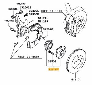 Hub assy, FR wheel