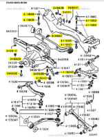 Rear Diff Bolt Kit : EVO 5 & 6 RS - RS/CH/56RS-RDBK