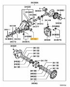 Oil seal RR Driveshaft to Diff RS Evo 4-9