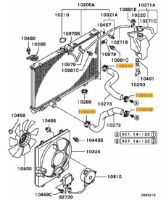 Clip radiator piping Evo 4-9