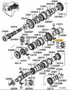 Output Shaft Bearing (2nd) - Evo 4-9