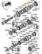 1st & 2nd Gear Synchros Ring Sleeve - Evo 4 - 9