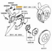 Knuckle, front LH