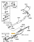 Gasket exhaust pipe 2.75" Evo 4-9