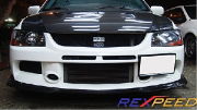 Rexpeed RA-Style Carbon Front Splitter - Evo 9