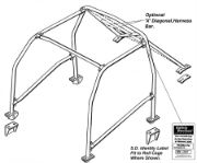 Safety Devices: Complete Bolt In Cage - Evo 4-6